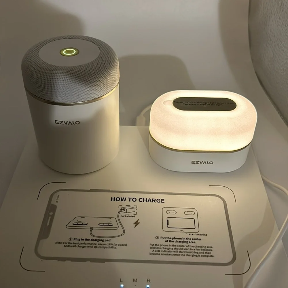 EZVALO Birthday Gifts for Women, 3 in 1 Charger Station with Wireless Phone Char
